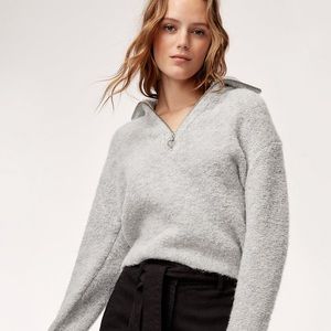 Aritzia - Wilfred Free ‘Gwyneth’ 1/4 zip sweater